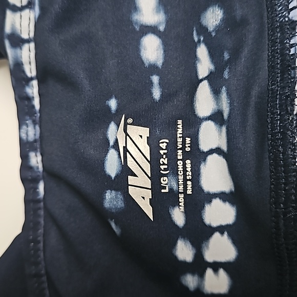 Avia Cropped Tiedye Print Leggings - Picture 4 of 5